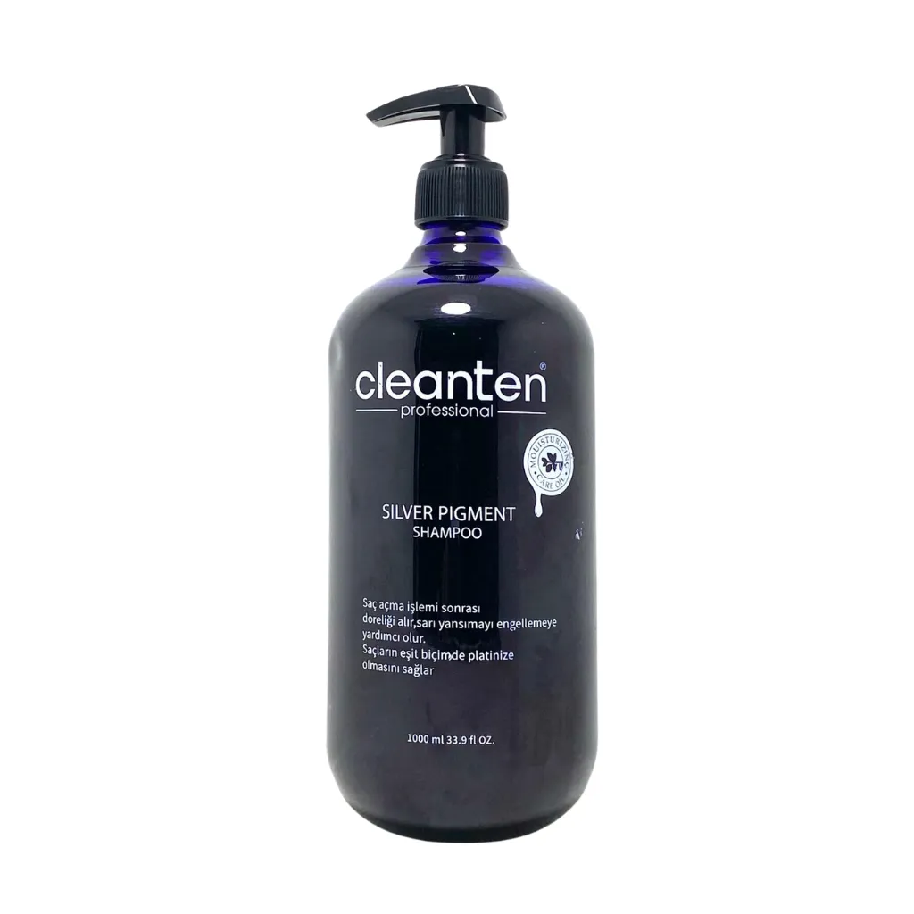 kuaförmarketim-cleanten-mor-şampuan-1000-ml Cleanten Silver Pıgment Shampoo 1000 Ml - Görsel 1