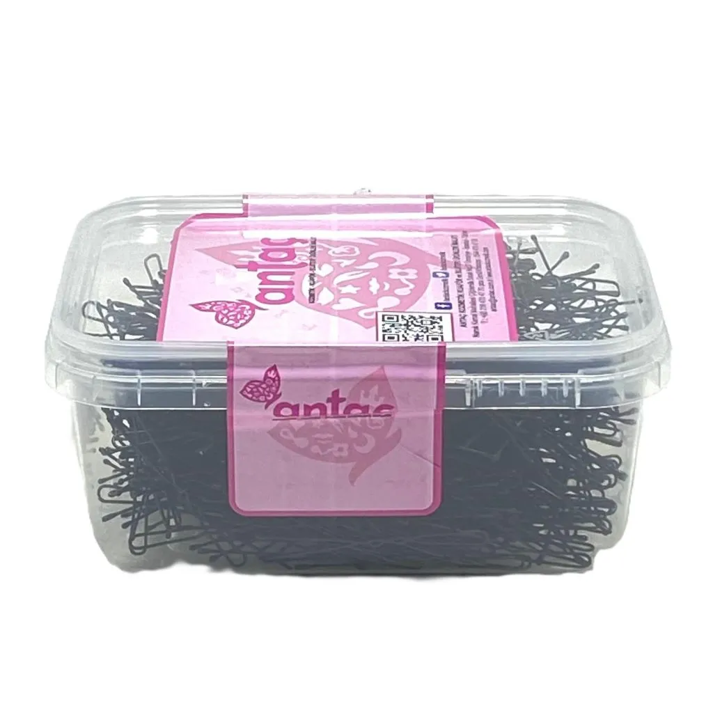 Kuaför-marketim-antaç-siyah-ince-Topuzlu-firkete-200-gr (2) Antaç Siyah Topuzlu Tel Toka 500 Gram - Görsel 1