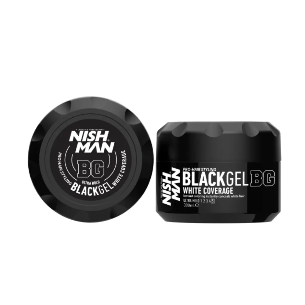 kuaför-marketim-nıshman-saç-jölesi-300-ml (3) Nıshman Beyaz Saç Sakal Kapatıcı Siyah Jöle Black Gel - Görsel 1