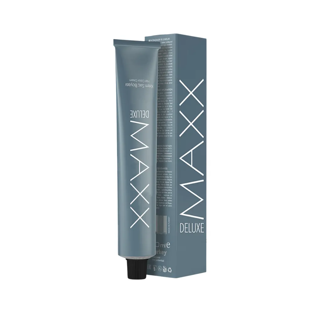 Maxx Deluxe Profesyonel Metalik Gri Saç Boyası 60 Ml